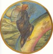 Uma Alma sobe ao Céu de Burne-Jones