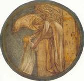 Uma Alma recebida no Paraíso de Burne-Jones